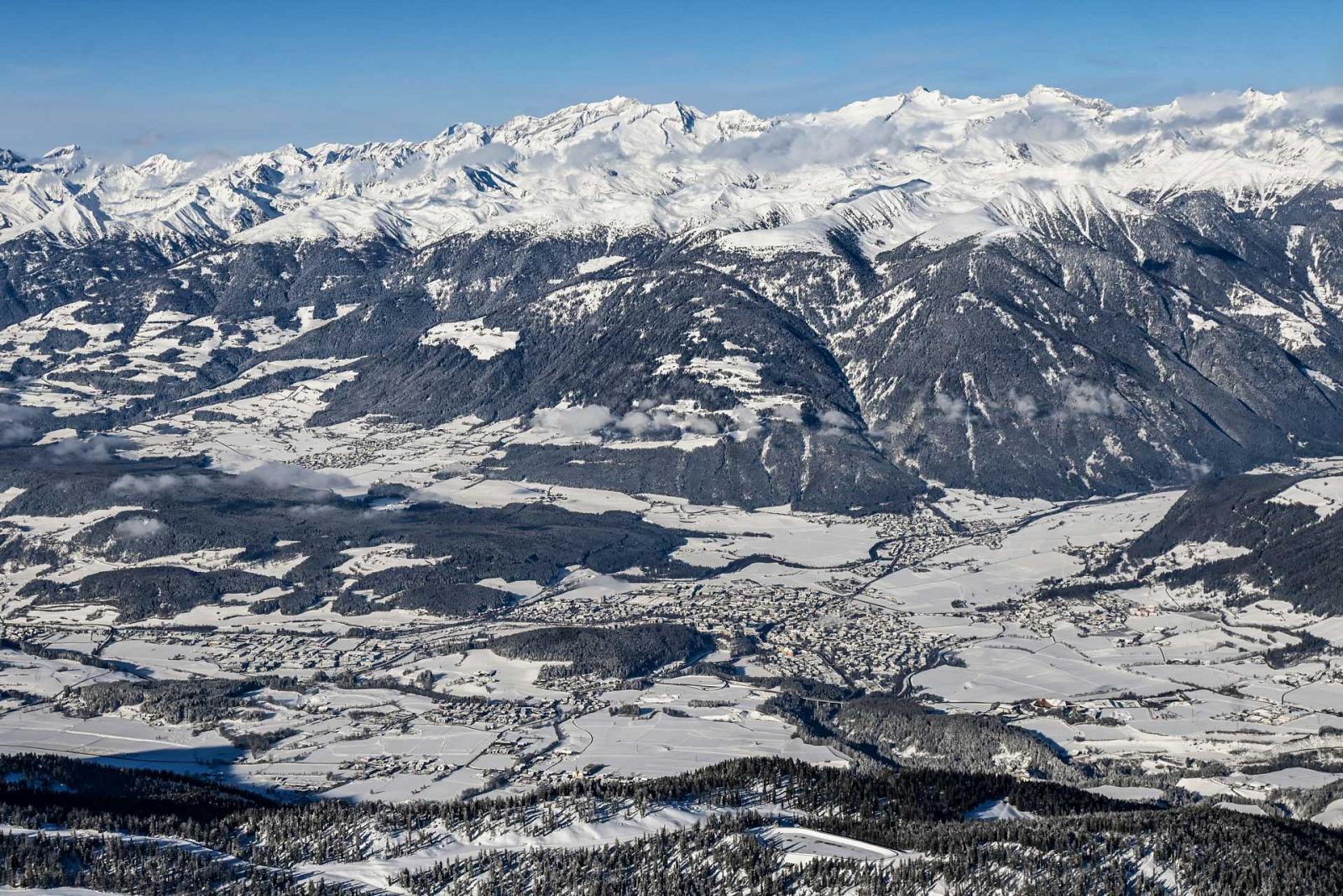 Winter Bruneck Talkessel 7 Skirama Kronplatz